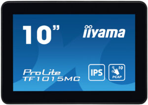 iiyama TF1015MC-B3 beeldkrant Interactief flatscreen 25,6 cm (10.1") LED 500 cd/m² HD Zwart Touchscreen