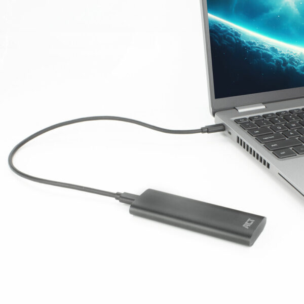 ACT USB-C M.2 NVMe / PCIe SSD Behuizing, tool-free - Afbeelding 3