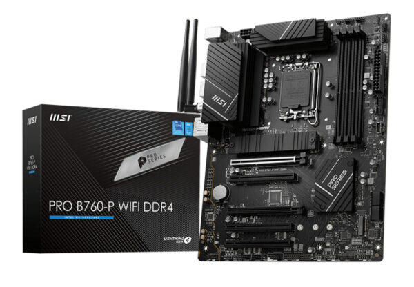 MSI PRO B760-P WIFI DDR4 moederbord LGA 1700 ATX