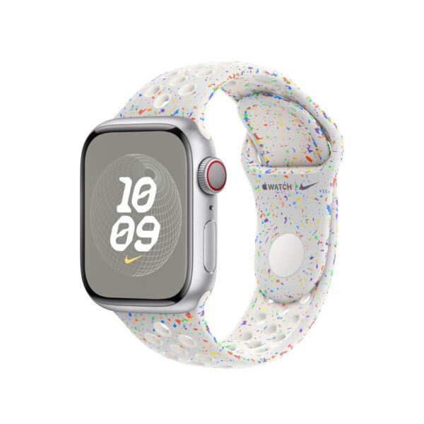 Apple MUUL3ZM/A slimme draagbare accessoire Band Wit Aluminium, Fluorelastomeer - Afbeelding 2