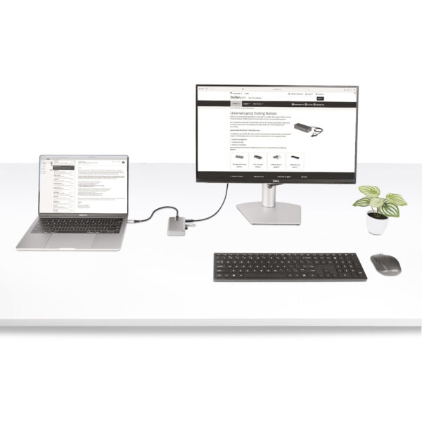 StarTech.com 4-Port USB-C Hub met USB-C DP Alt Mode Video Output 4K 60Hz, 3x USB-A, 1x USB Type-C, 100W Power Delivery Pass-Thro - Afbeelding 7