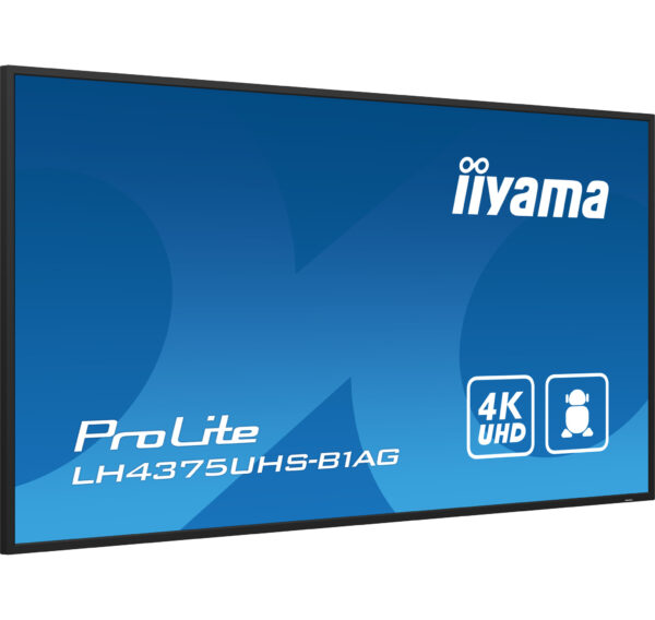 iiyama ProLite Digitale signage flatscreen 108 cm (42.5") LCD Wifi 500 cd/m² 4K Ultra HD Zwart Type processor Android 11 24/7 - Afbeelding 6