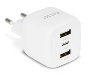 DICOTA D32069 oplader voor mobiele apparatuur Laptop, Smartphone Wit AC Snel opladen Binnen