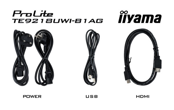 iiyama TE9218UWI-B1AG beeldkrant Interactief flatscreen 2,32 m (91.5") LED Wifi 500 cd/m² 5K Ultra HD Zwart Touchscreen Type pro - Afbeelding 11