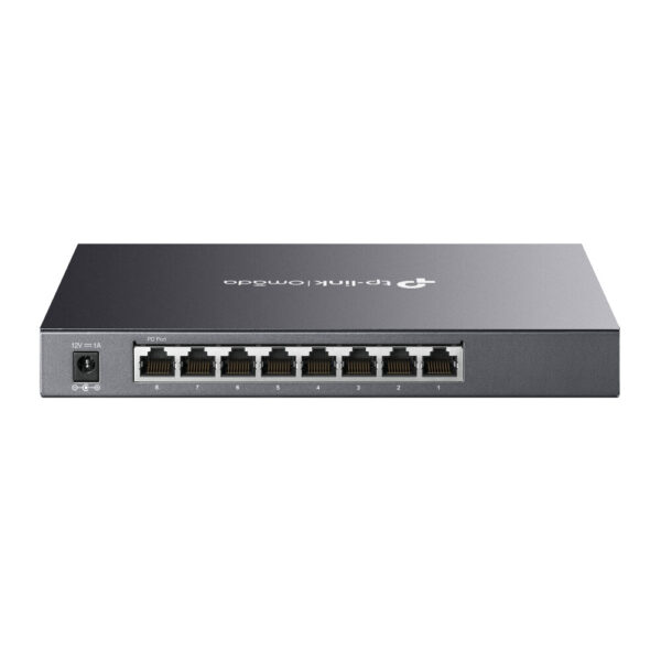 TP-Link Omada SG2008 netwerk-switch Managed L2/L2+ Gigabit Ethernet (10/100/1000) Zwart - Afbeelding 2