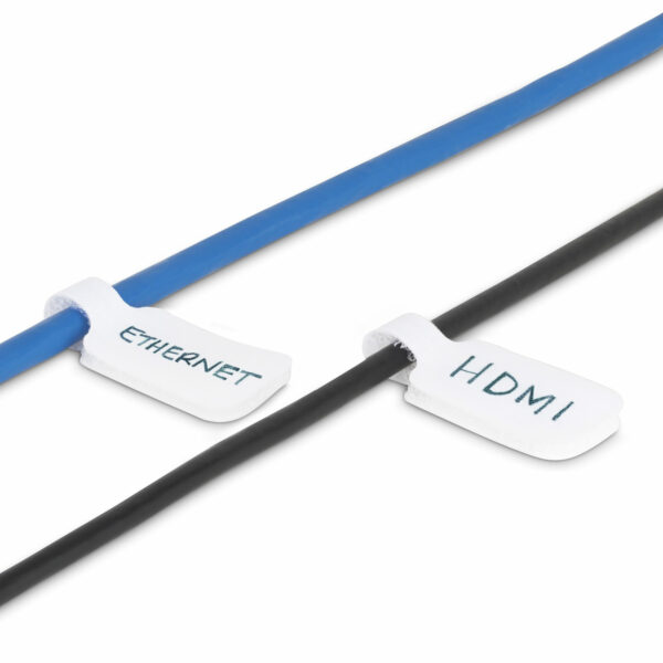 StarTech.com 9cm Kabel Labels, 100 Pack, Wit, Klittenband Kabel Tag, Beschrijfbare Kabellabels voor Kabelbeheer, Kabelmarkering - Afbeelding 7