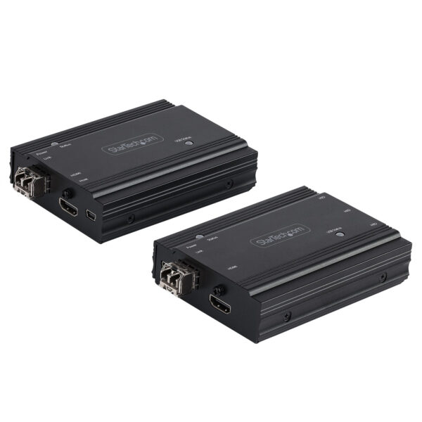StarTech.com 4K HDMI KVM Extender over Glasvezel/FIber, HDMI Video & USB Remote KVM Switch/Console Extender tot 300m (MultiMode)