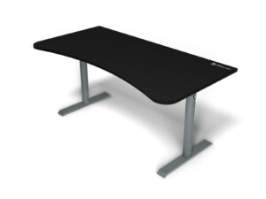 Arozzi Arena Gaming Desk - Frozen Grey Black Bu