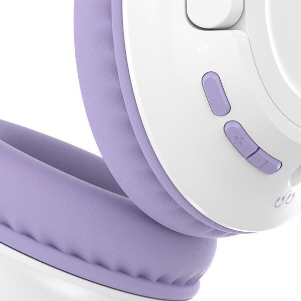 Belkin SOUNDFORMINSPIRE OVEREAR HEADSET LAV Bedraad en draadloos Hoofdband Oproepen/muziek USB Type-C Bluetooth Lavendel, Wit - Afbeelding 5