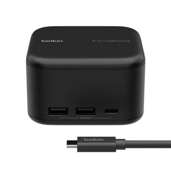 Belkin INC018vfBK Bedraad USB 3.2 Gen 1 (3.1 Gen 1) Type-C Zwart - Afbeelding 2