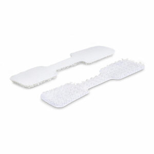 StarTech.com 9cm Kabel Labels, 100 Pack, Wit, Klittenband Kabel Tag, Beschrijfbare Kabellabels voor Kabelbeheer, Kabelmarkering
