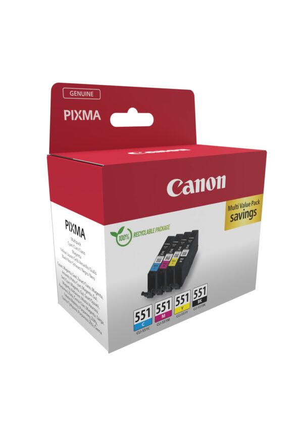 Canon 6509B015 inktcartridge 1 stuk(s) Origineel Zwart, Cyaan, Magenta, Geel - Afbeelding 2