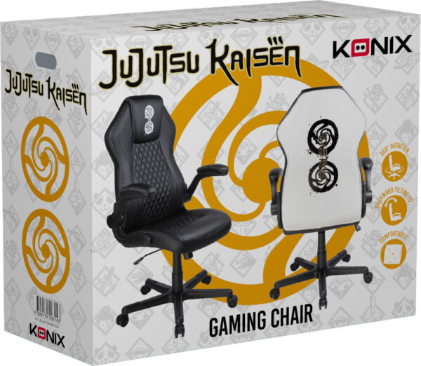 Konix 78441120436 gamestoel Gaming leunstoel Gecapitonneerde zitting Zwart - Afbeelding 6