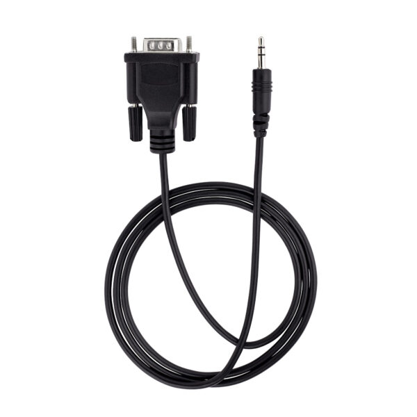 StarTech.com 1m DB9 naar 3.5mm Seriële Kabel voor Serial Device Configuratie, RS232 DB9 Male naar Jack Kabel voor Calibratie van - Afbeelding 5