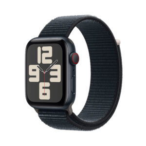 Apple Watch SE OLED 44 mm Digitaal 368 x 448 Pixels Touchscreen 4G Zwart Wifi GPS