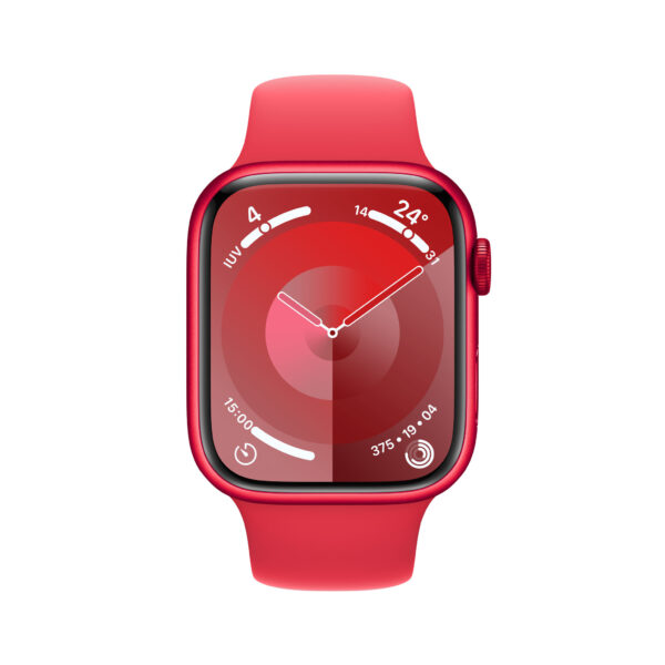Apple Watch Series 9 45 mm Digitaal 396 x 484 Pixels Touchscreen 4G Rood Wifi GPS - Afbeelding 2