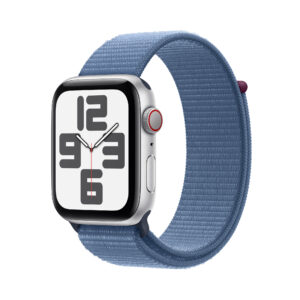 Apple Watch SE OLED 44 mm Digitaal 368 x 448 Pixels Touchscreen 4G Zilver Wifi GPS