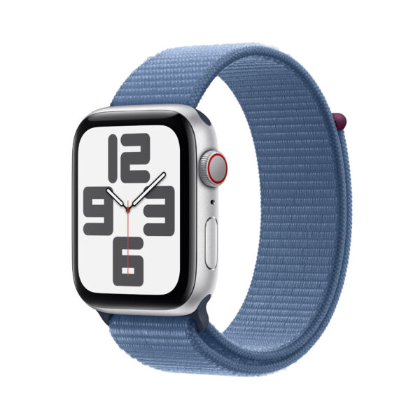 Apple Watch SE OLED 44 mm Digitaal 368 x 448 Pixels Touchscreen 4G Zilver Wifi GPS