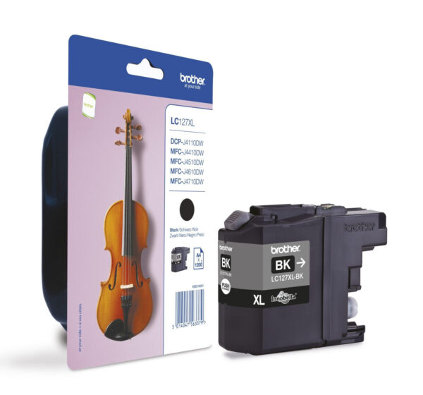 Brother LC-127XLBKBPDR inktcartridge 1 stuk(s) Origineel Hoog (XL) rendement Zwart