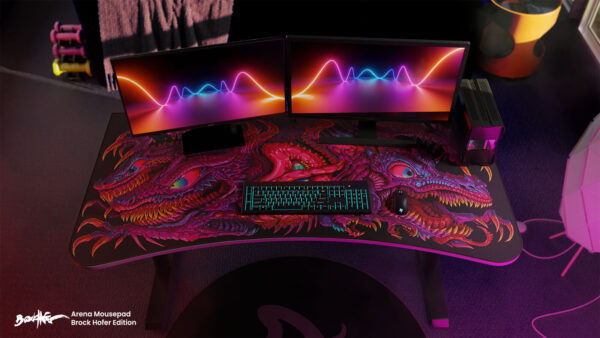 Arozzi Arena Gaming Desk - Crawling Chaos Bunde - Afbeelding 3