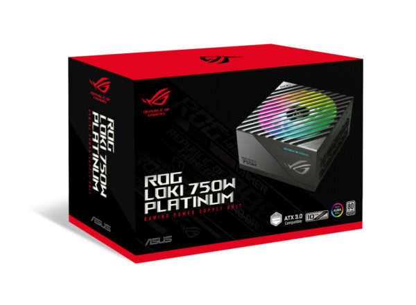 ASUS ROG Loki SFX-L 750W Platinum power supply unit 20+4 pin ATX Zwart, Zilver - Afbeelding 8