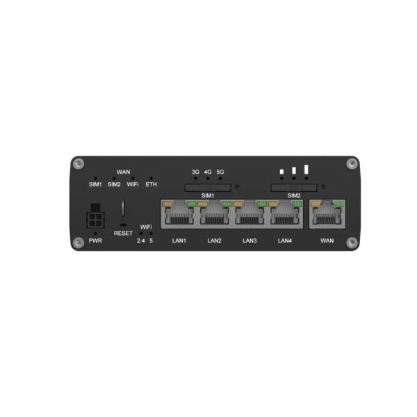 Teltonika RUTC50 draadloze router Gigabit Ethernet Dual-band (2.4 GHz / 5 GHz) 5G Zwart - Afbeelding 5