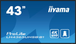 iiyama LH4365UHSB-B1 beeldkrant Kiosk-ontwerp 108 cm (42.5") LED Wifi 800 cd/m² 4K Ultra HD Zwart Type processor Android 11 24/7