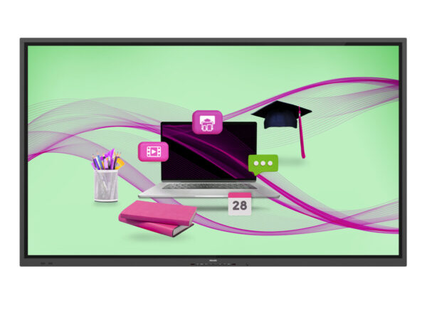 Philips 65BDL4052E/02 beeldkrant Digitale signage flatscreen 165,1 cm (65") LCD Wifi 360 cd/m² 4K Ultra HD Zwart Touchscreen Typ