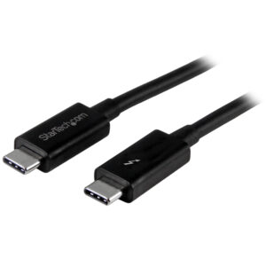 StarTech.com 1m Thunderbolt 3 Kabel, 20Gbps, 100W PD, 4K, Thunderbolt Gecertificeerd, Thunderbolt 4/USB 3.2/DisplayPort Compatib