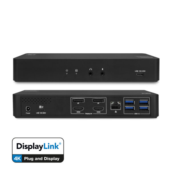 ACT USB-C Docking Station 4K, voor 2 HDMI of DisplayPort monitoren, DisplayLink - Afbeelding 6