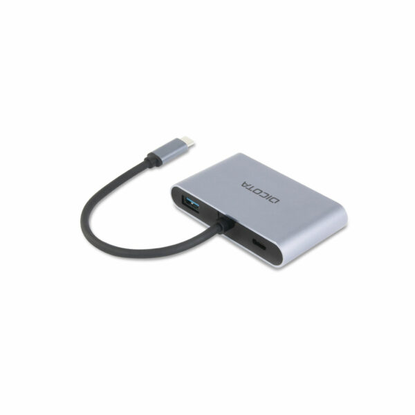 DICOTA D32064 dockingstation voor mobiel apparaat Tablet/smartphone/laptop Zilver - Afbeelding 2