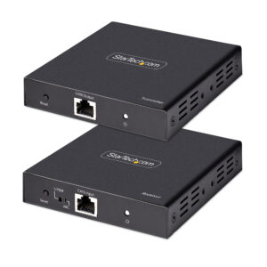 StarTech.com 4K HDMI Extender Over CAT5/CAT6 Kabel, 4K 60Hz HDR Video Extender Tot 70m, HDMI Verlenger Over UTP/Ethernet Kabel,