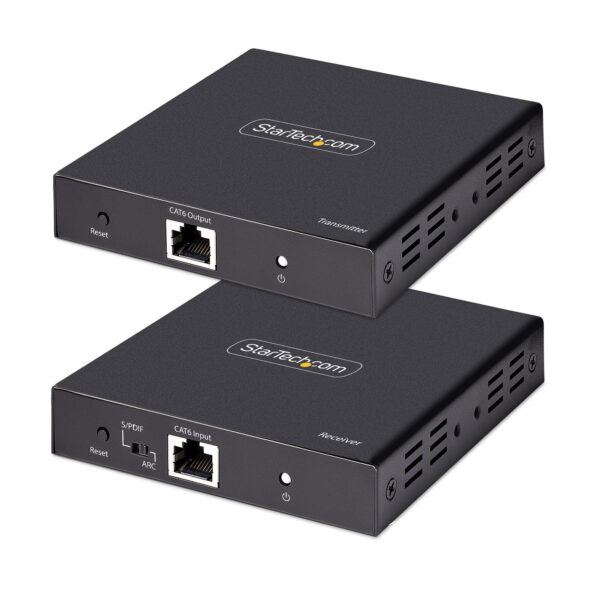 StarTech.com 4K HDMI Extender Over CAT5/CAT6 Kabel, 4K 60Hz HDR Video Extender Tot 70m, HDMI Verlenger Over UTP/Ethernet Kabel,