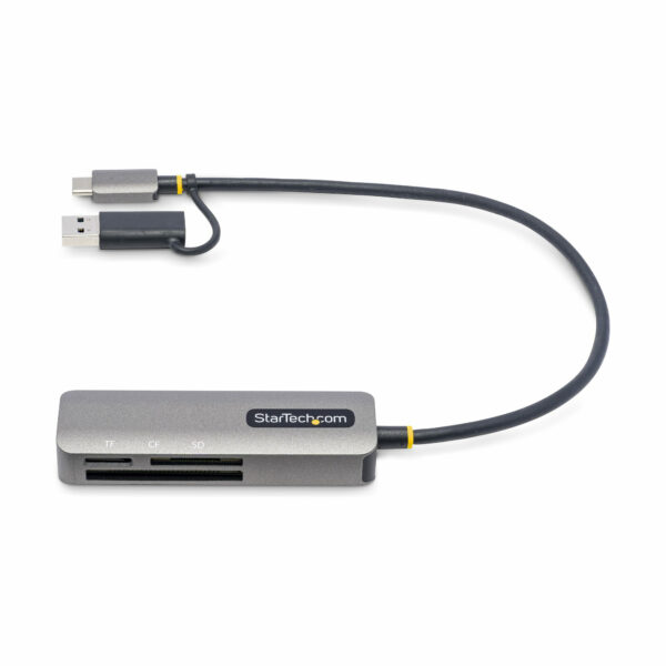 StarTech.com USB 3.0 Multi-Media Geheugenkaart Lezer, SD/microSD/CompactFlash Card Reader, Compacte 5Gbps USB Kaart Adapter, Ext - Afbeelding 2