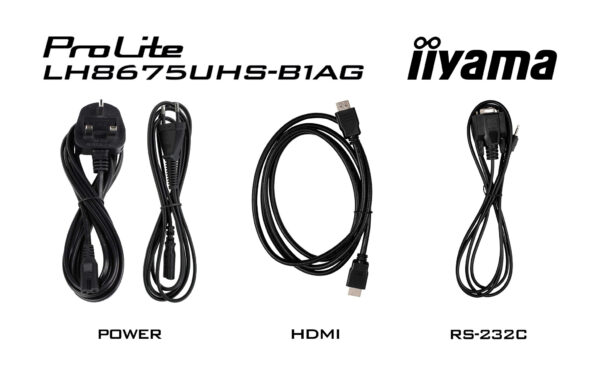 iiyama LH8675UHS-B1AG beeldkrant Digitale signage flatscreen 2,17 m (85.6") LCD Wifi 500 cd/m² 4K Ultra HD Zwart Type processor - Afbeelding 18