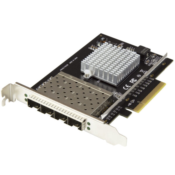 StarTech.com 4 Ports PCI Express 10G SFP+ Netwerkkaart, Intel XL710 Open SFP+ Converged Adapter, PCIe 10 Gigabit Ethernet Server