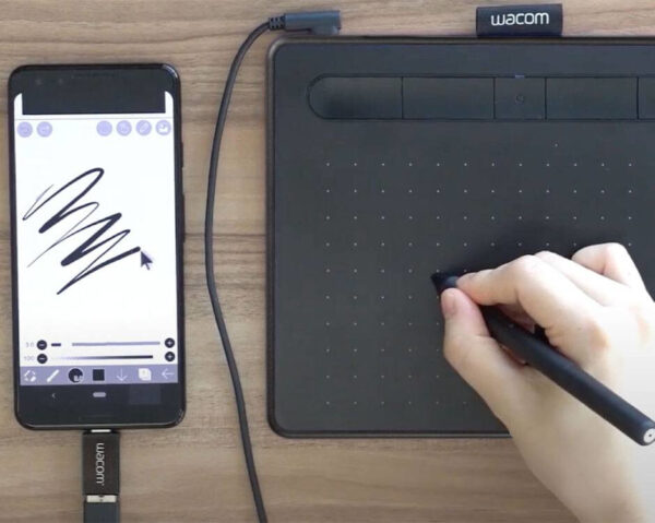 Wacom Intuos S Bluetooth Manga Edition grafische tablet Zwart 2540 lpi 152 x 95 mm USB/Bluetooth - Afbeelding 5