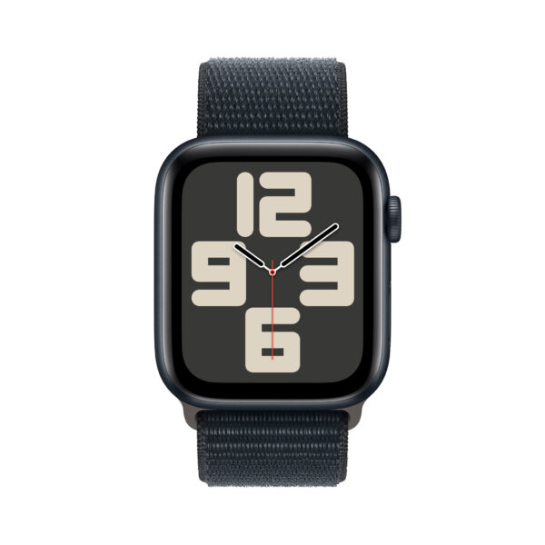 Apple Watch SE OLED 44 mm Digitaal 368 x 448 Pixels Touchscreen 4G Zwart Wifi GPS - Afbeelding 2