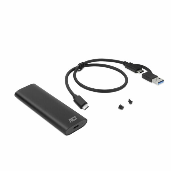 ACT USB-C M.2 NVMe / PCIe SSD Behuizing, tool-free - Afbeelding 2