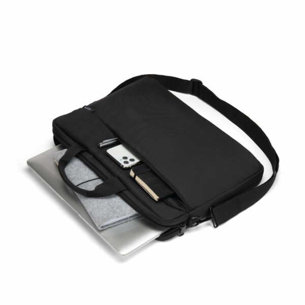 DICOTA D32091-RPET laptoptas 35,8 cm (14.1") Aktetas Zwart - Afbeelding 4