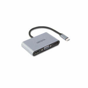 DICOTA D32064 dockingstation voor mobiel apparaat Tablet/smartphone/laptop Zilver