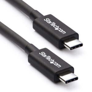 StarTech.com 50cm Thunderbolt 3 Kabel, 40Gbps, 100W PD, 4K/5K, Thunderbolt Gecertificeerd, Thunderbolt 4/USB 3.2/DisplayPort Com