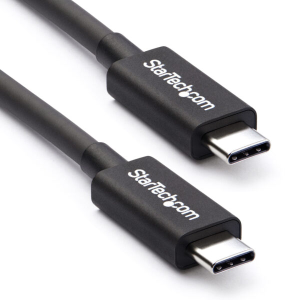 StarTech.com 50cm Thunderbolt 3 Kabel, 40Gbps, 100W PD, 4K/5K, Thunderbolt Gecertificeerd, Thunderbolt 4/USB 3.2/DisplayPort Com