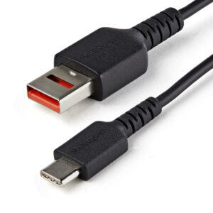 StarTech.com 1m Data Blocker Kabel USB-A naar USB-C Secure Charging Kabel No-Data Power-Only Oplaadkabel voor Telefoon/Tablet US