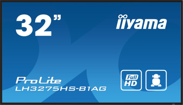 iiyama LH3275HS-B1AG beeldkrant Digitale signage flatscreen 81,3 cm (32") LCD Wifi 500 cd/m² Full HD Zwart Type processor Androi - Afbeelding 4