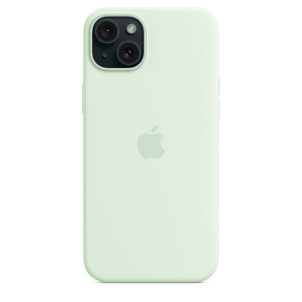 Apple Siliconenhoesje met MagSafe voor iPhone 15 Plus - Zacht mintgroen - Afbeelding 5