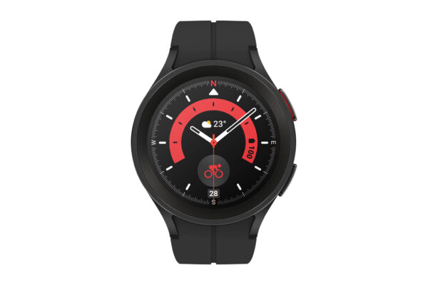 Samsung Galaxy Watch5 Pro 3,56 cm (1.4") OLED 45 mm Digitaal 450 x 450 Pixels Touchscreen Zwart Wifi GPS - Afbeelding 2