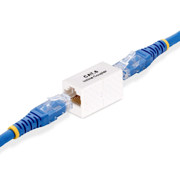 StarTech.com RJ45 Koppelstuk, Inline Cat6 Coupler, Female naar Female (F/F) T568 Connector, UTP Verlengblokje, Unshielded Ethern - Afbeelding 4