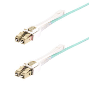StarTech.com 4m LC naar LC (UPC) OM4 Multimode Glasvezelkabel met Push-Pull Tabs, 50/125µm, 100G Netwerken, Buigbestendig, Low I