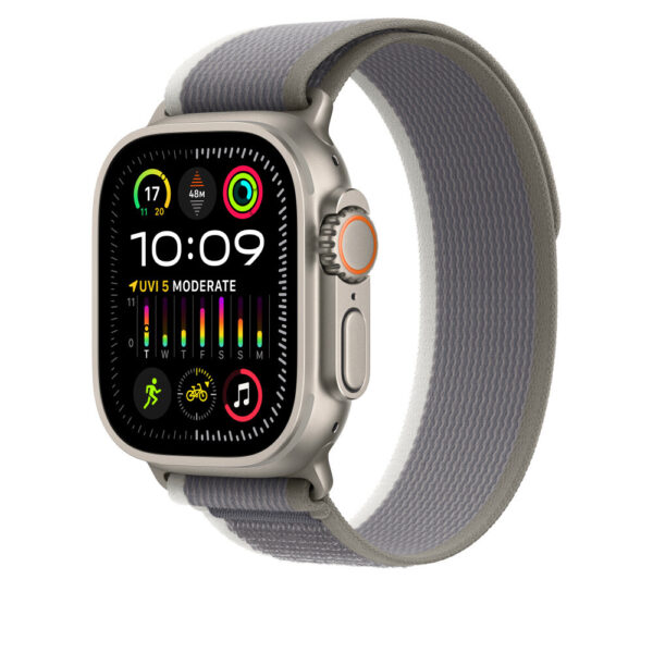Apple MT5Y3ZM/A slimme draagbare accessoire Band Groen, Grijs Nylon, Gerecycled polyester, Titanium, Spandex - Afbeelding 2